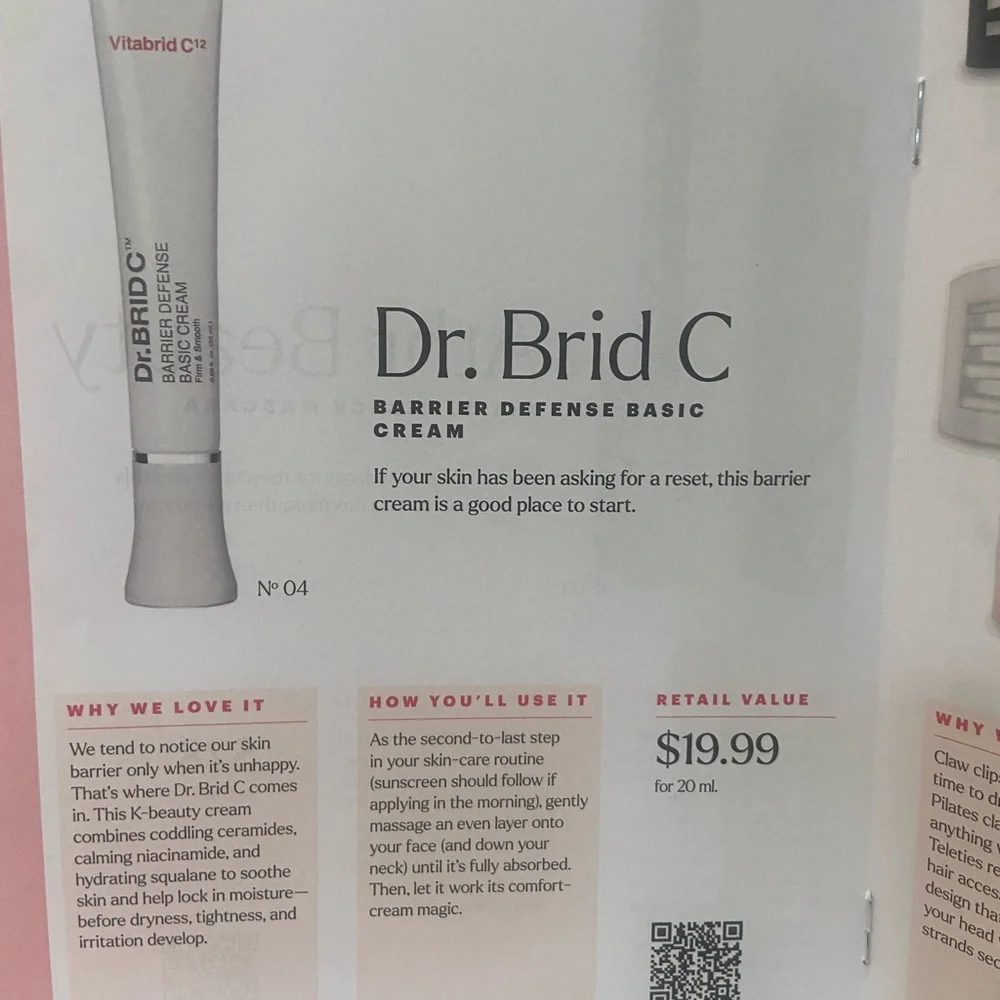 Dr.BRID C  Barrier Defense Basic Cream – NIB